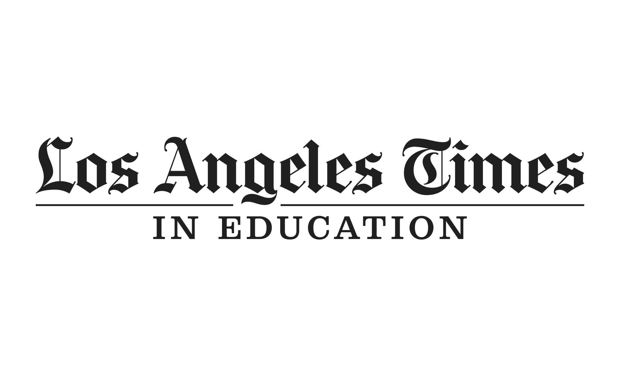 La Times In Education Logo Los Angeles Times Branding Guidelines