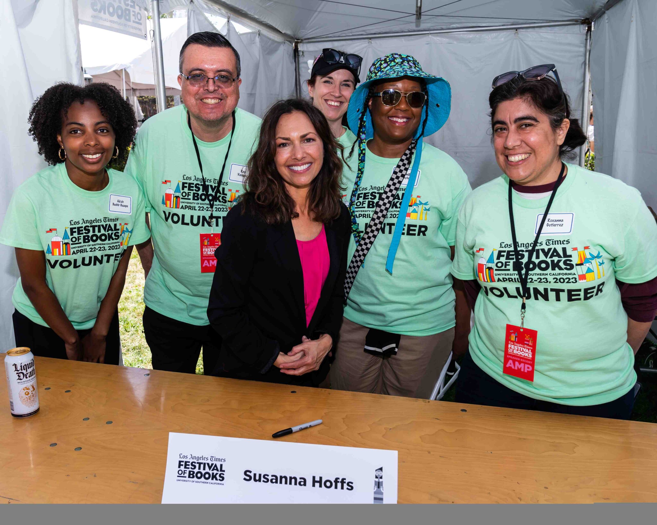 Festival of books volunteers