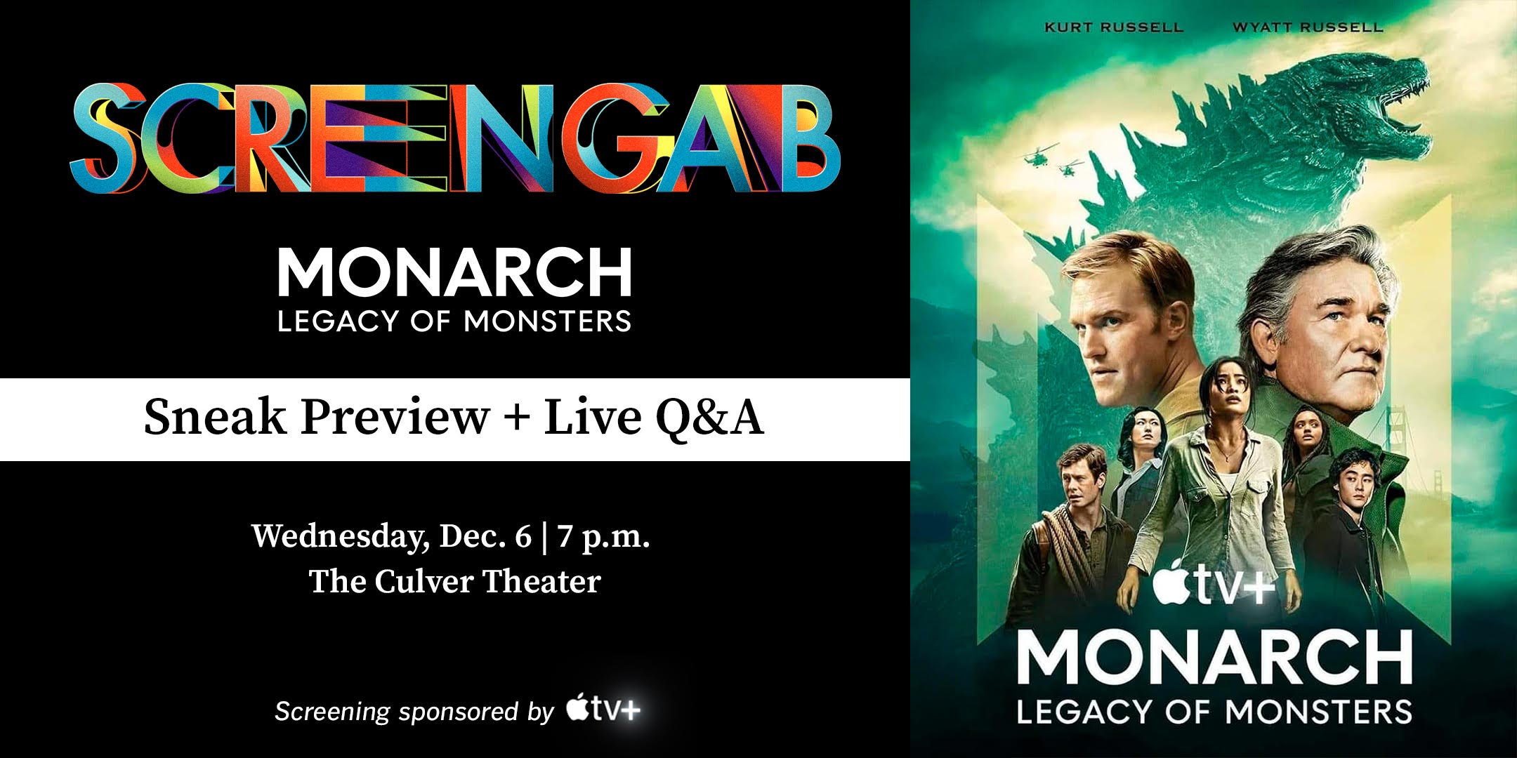 Screen Gab: Monarch: Legacy of Monsters movie poster